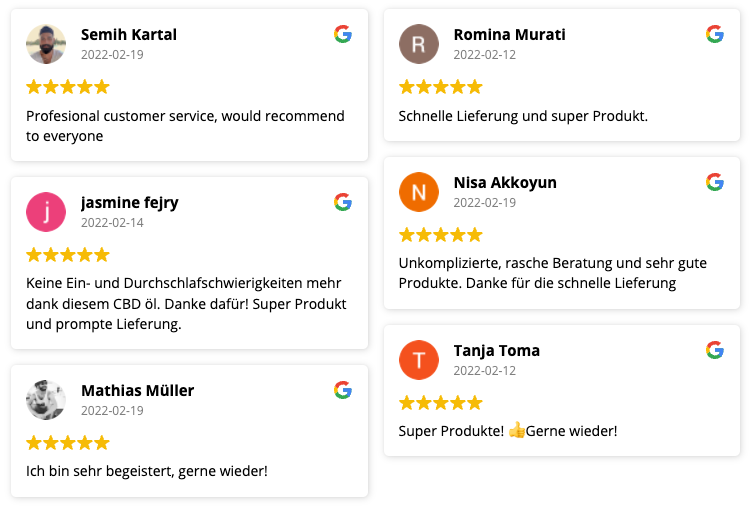 Google, Kunde, Bewertungen, 5-Sterne